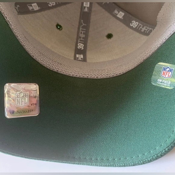 Green Bay Packers Cap / Hat, 39Thirty, NewEra, MEDIUM-LARGE, NFL Football, NEW! - Picture 4 of 5